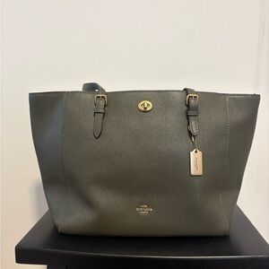 Coach Dark Gray Tote Bag